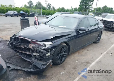 2019 BMW 740I xDrive from USA, damaged, VIN WBA7E4C54KGV28663